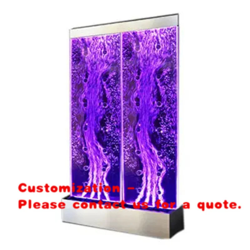 custom.New Arrivals Indoor Home Decor New Design Models LED Light Bubble Wall Floor Standing Feature