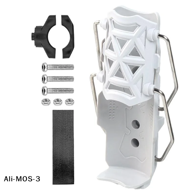 

Universal Bicycle & Motorcycle Water Bottle Cage With Protective Cushioning, Adjustable Concealed Cup Holder And Beverage Holder