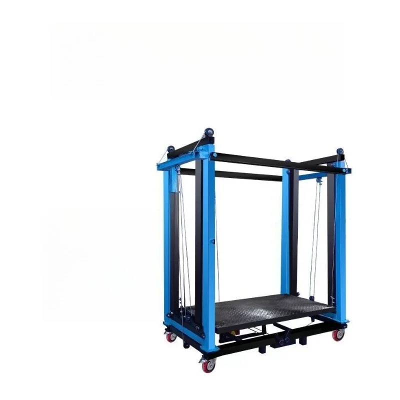 Electric scaffold remote control lift, foldable mobile lift, brick decoration lift on construction site