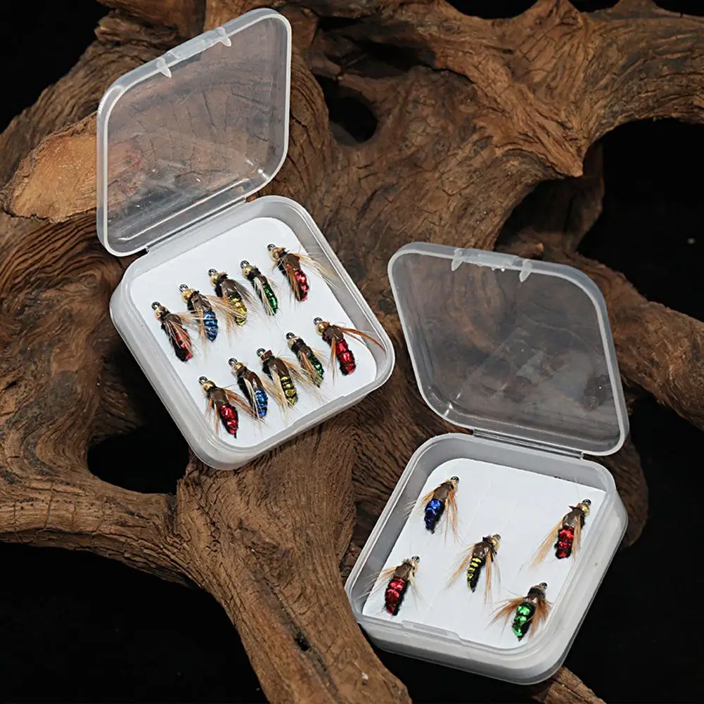 5Pcs/10Pcs 5.4cm Bionic Bait Realistic Appearance Strong Catching Ability Fishing Equipment Flies Fly Fishing Lures For Fisher