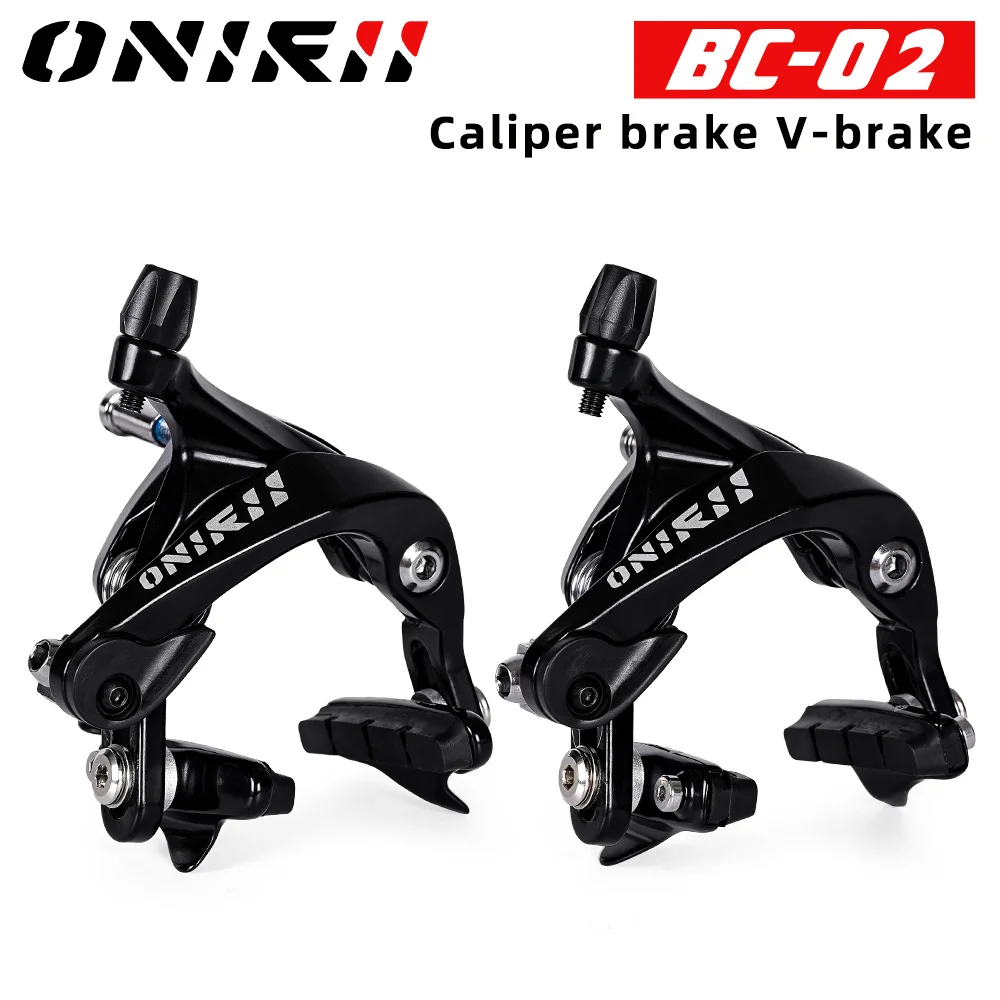 ONIRII Calipers Brake Dual Pivot V-Brake with Brake Blocks Aluminum  Caliper Front Rear for Road Bike 105 R7000 New