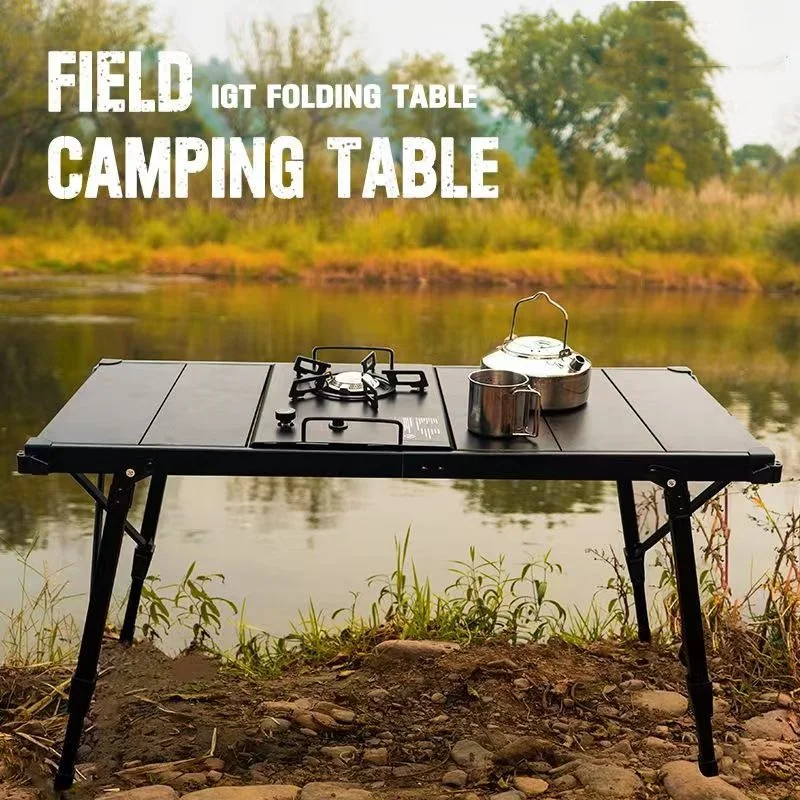 طاولة تخييم IGT للترفيه في الهواء الطلق تم ترقيتها حديثًا
