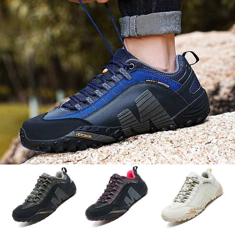 

Women Men Waterproof Hiking Shoes Outdoor Lover Trekking Shoes Comfort Mountain Boots Anti-skid Woodland Hunting Off-road Shoes