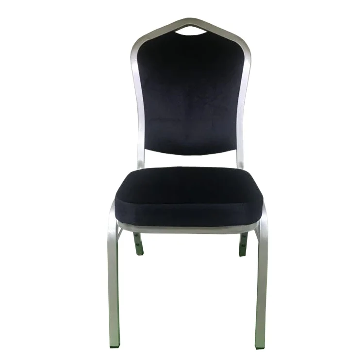 Factory Outlet Hotel Banquet Hall Iron Plating Dining Chair Wedding Lobby Restaurant Huiyi Leather Soft Furniture