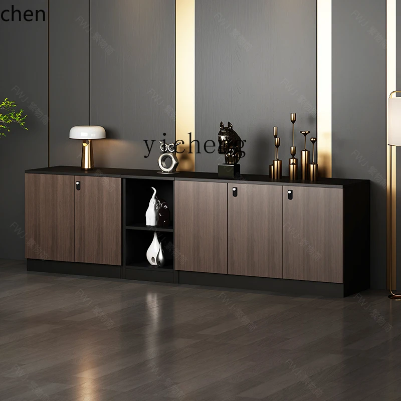 ZML file low cabinet storage wooden office partition cabinet data filing cabinet office with lock