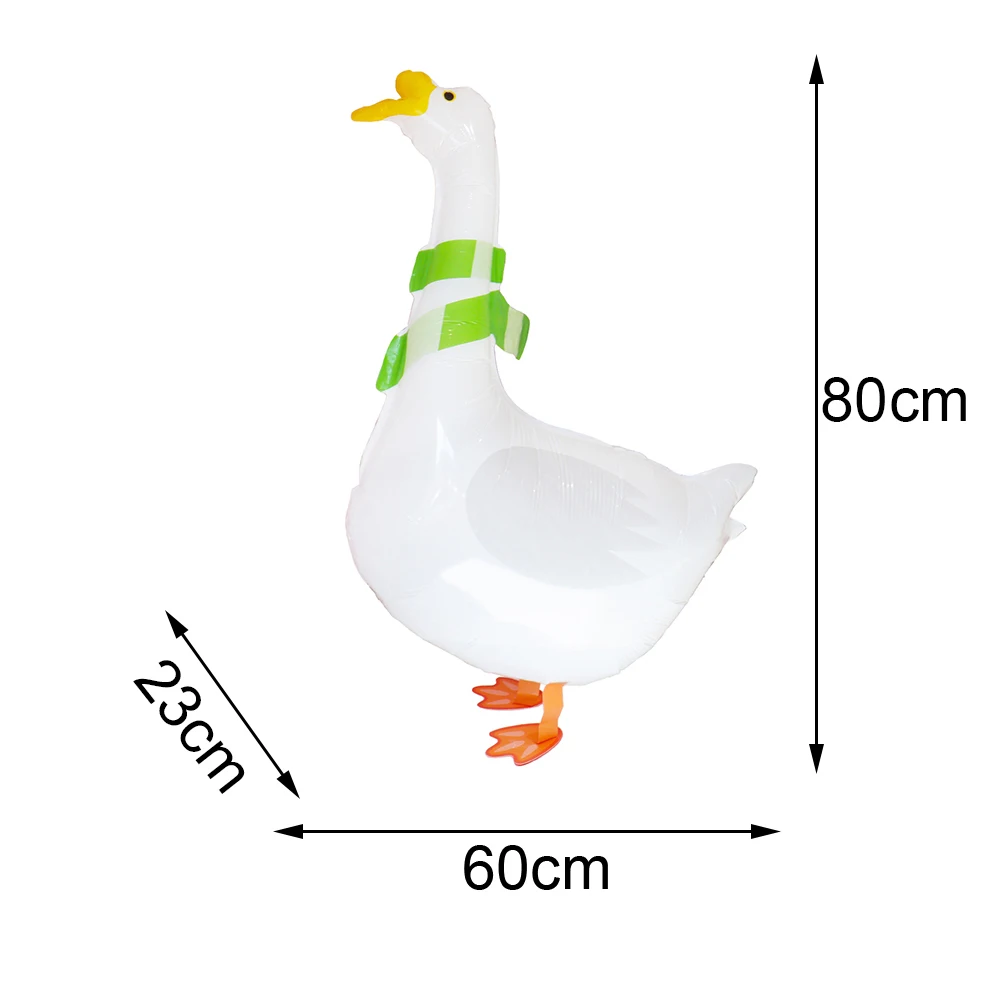 Mini Duck Shape Foil Balloon Duck Birthday Decorations for Baby Shower Farm Animal Head Foil Balloon Party Decoration
