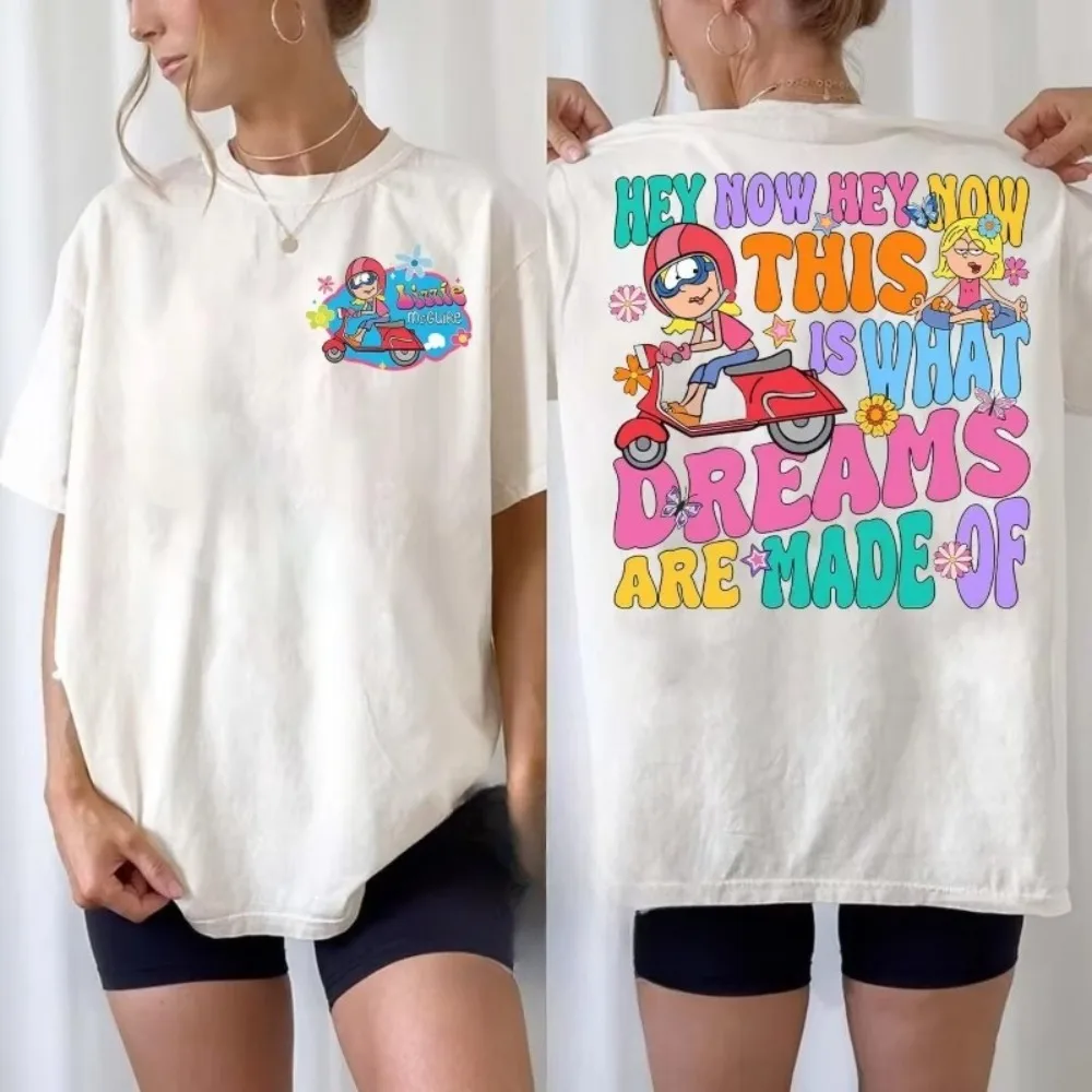 قميص ديزني قناة ليزي ماكجواير قميص ديزني ليزي ماكجوير هذا هو ما يُصنع الأحلام من قميص ديزني لاند رحلة الأسرة