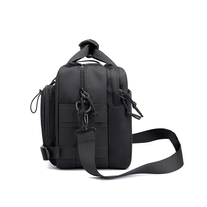 Bolsa de ombro impermeável para homens, maleta masculina, bolsa de viagem casual adolescente de boa qualidade, saco fashion