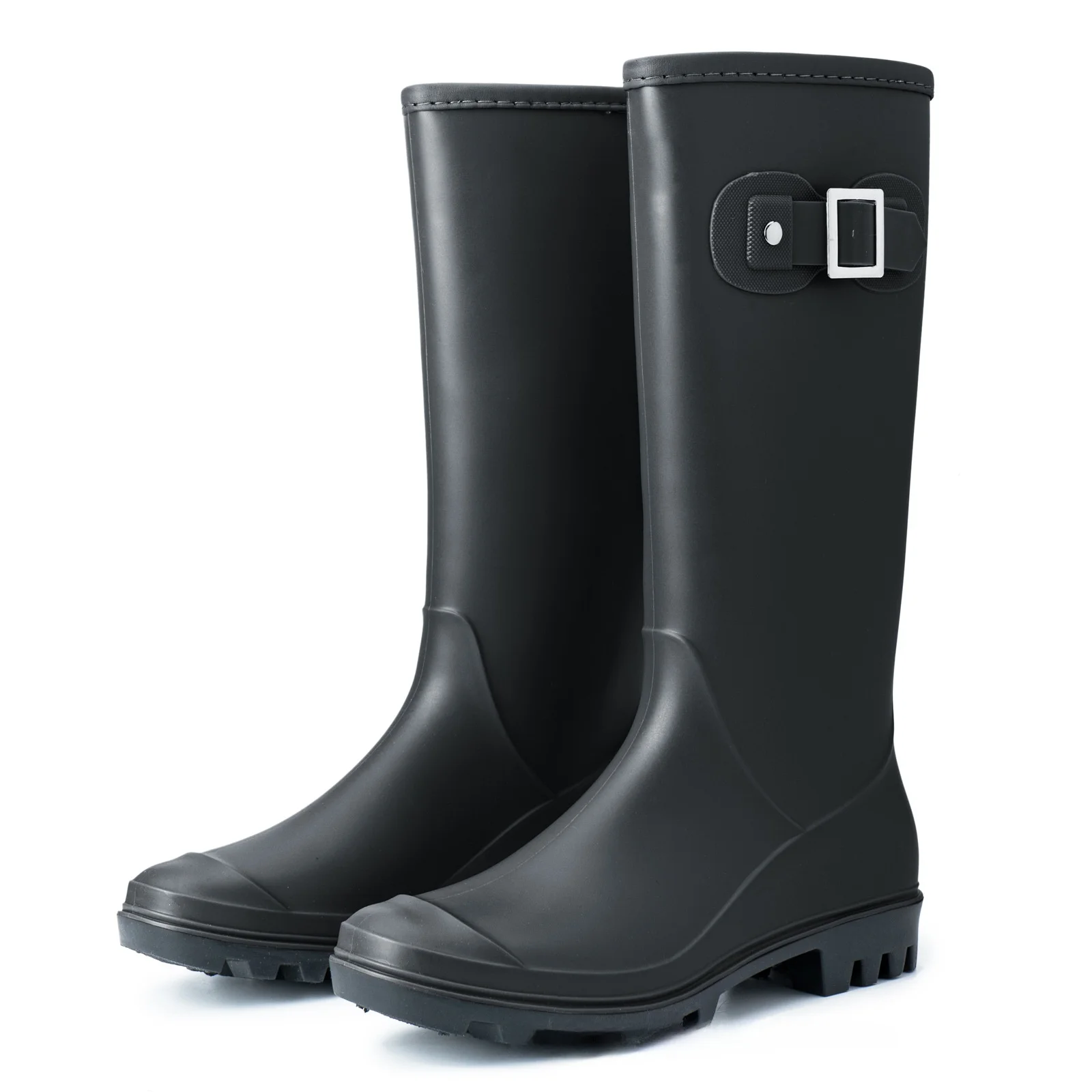 

Waterproof Women's High-Tube Rain Boots Buckle Long Tube Water Shoes Large Size Boots Autumn Long Tube Boots