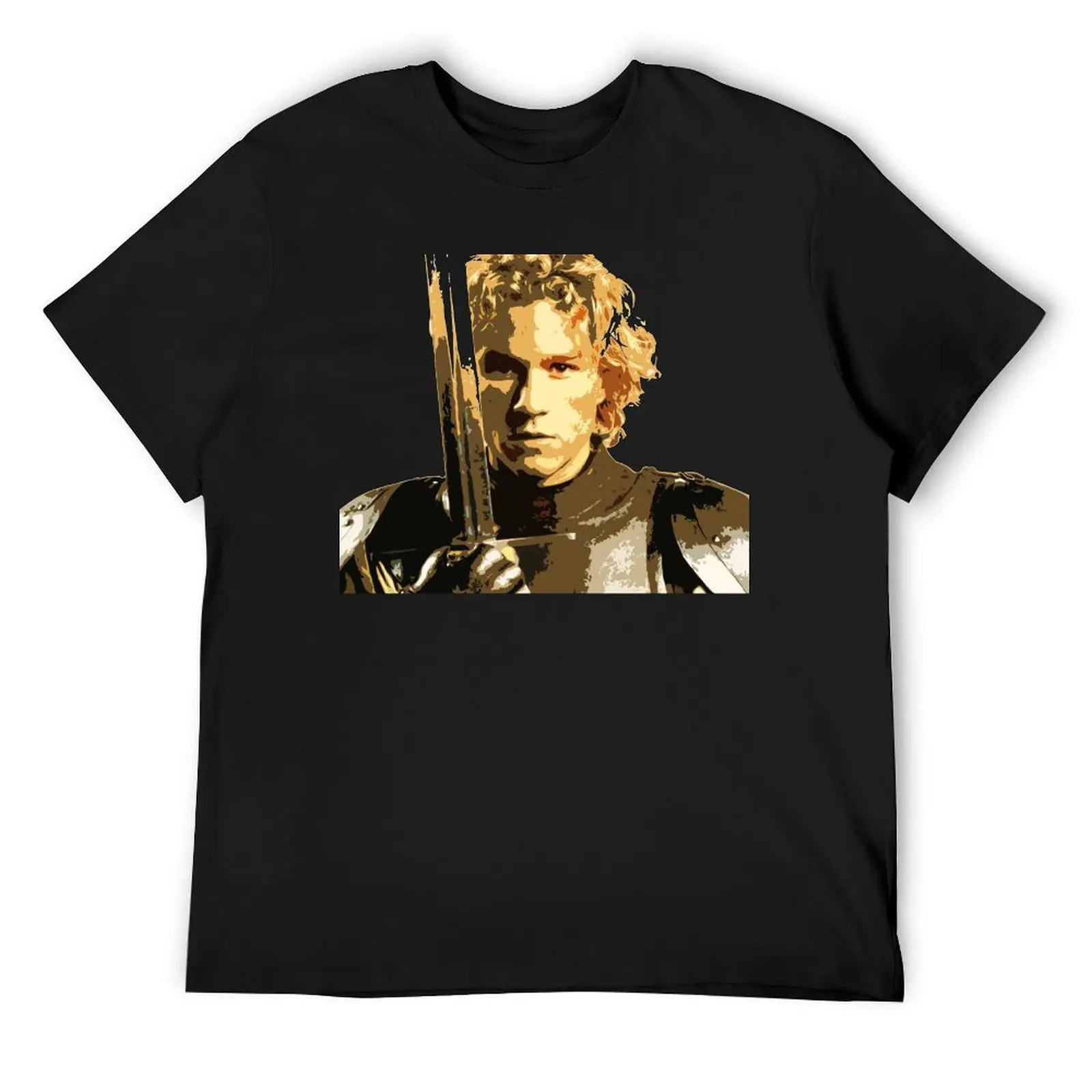 

A knight's Tale Heath Ledger T-Shirt korean fashion blue archive cute tops topping plus size men clothing