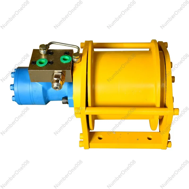 Small Hydraulic Winch for Modification, Tractor Pulling Wood 5 Tons Hydraulic Winch, Hydraulic Winch