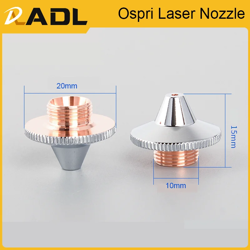 ADL 10pcs/lot D20 Customized Laser Nozzle For Fiber Cutting Machine Raytools Precitec HIGHYAG Penta HGTECH OSPRI Welding Nozzle