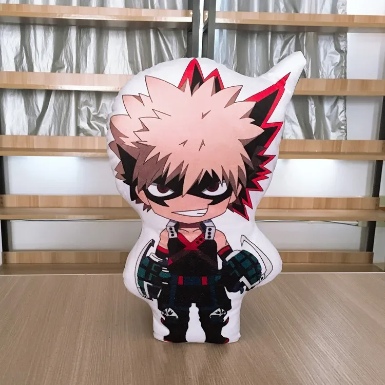 Anime Randapparatuur Bakugou Katsuki Asui Tsuyu Soft Gevulde Pluche Kussens Woondecoratie Verjaardagscadeautjes Vrienden of Meisjes