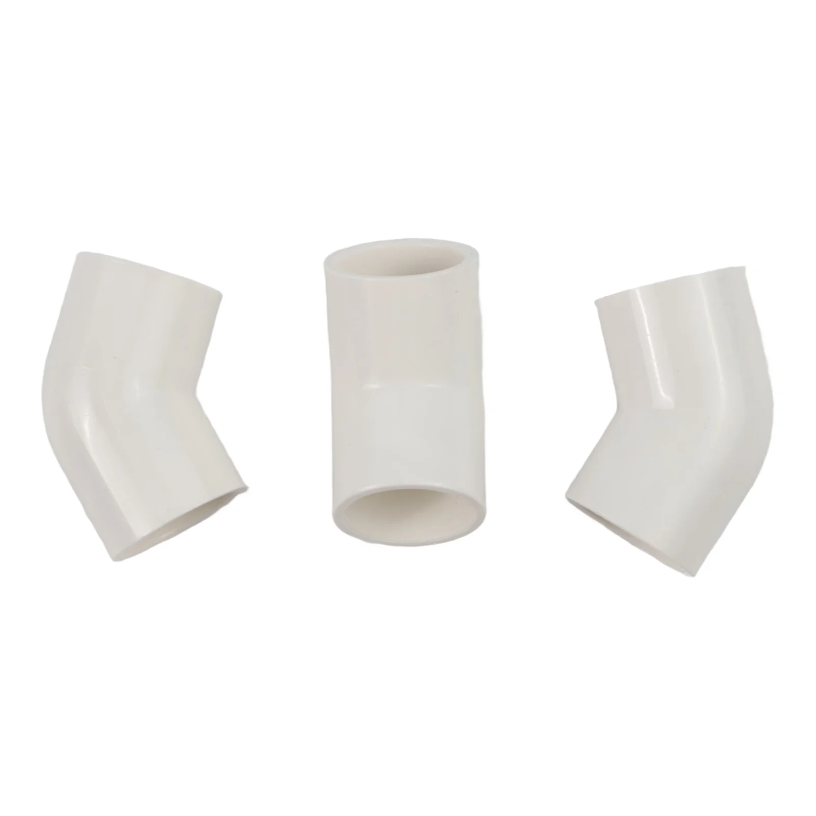 PVC Inside Diameter 20/25mm Water Supply Pipe Fittings 45 Degrees Elbow Connectors Plastic Joint Irrigation Water Parts