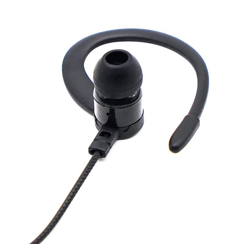 EarHook Headphone For BF760 BF996 Walkie Talkie Walkie Talkie Headset Mic K-Plug Wired Two Way Ham Radio Earphone