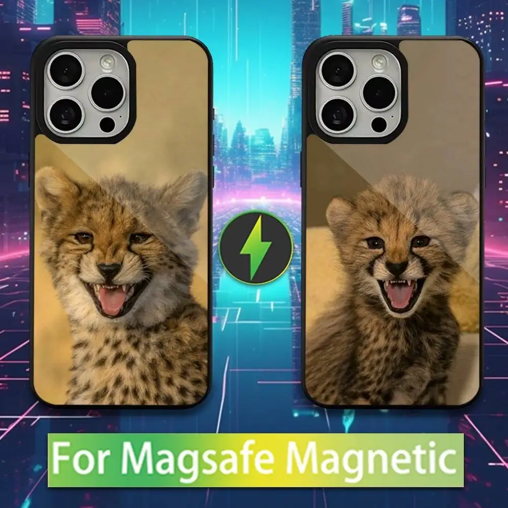 

Cool Animal Leopard Phone Case For iPhone 16,15,14,13,12,11,Pro,Max,Plus,Mini,Magsafe,Magnetic Wireless Charging Case
