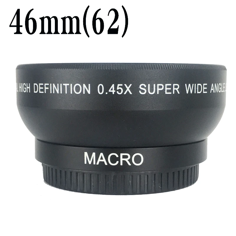 46mm 0.45X Wide Angle Macro Conversion Lens for 46 mm Panasonic HDC TM700 HS700 G1 GF1 GF2 GF3