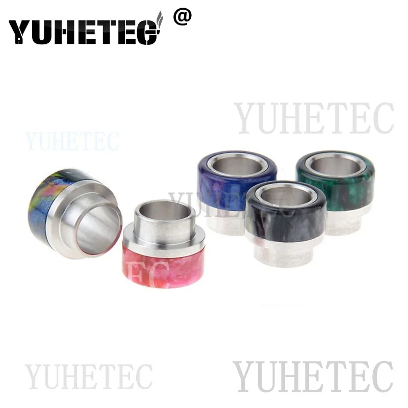 ปลายหยดสำหรับ810บุหรี่ไฟฟ้าแบบหยดสำหรับ Goon Kennedy 24 RDA เรซินกระบอกฉีดสเตนเลสสีแบบสุ่ม