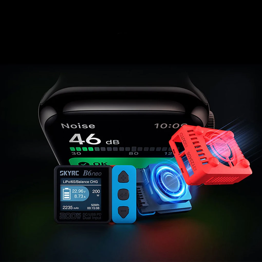 SkyRC B6neo Smart Charger DC 200W PD 80W Battery Balance Charger SK-100198 B6 neo Xmas Tree Version New