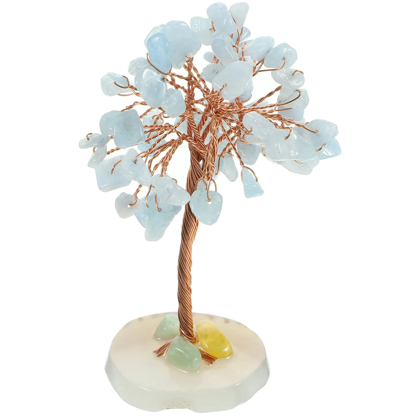 

Crystal Tree Decor Small Desktop Ornament For Home Office Tabletop Decor Living Room Decoration Crystal Craft Adornment
