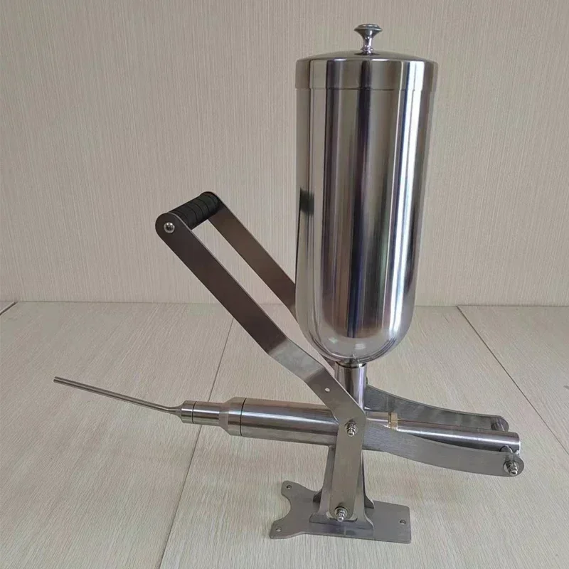 Excelente calidad superior, gran oferta, máquina de llenado de crema de acero inoxidable con capacidad de 5L, relleno de hojaldre de mermelada de Chocolate, relleno de Churros españoles