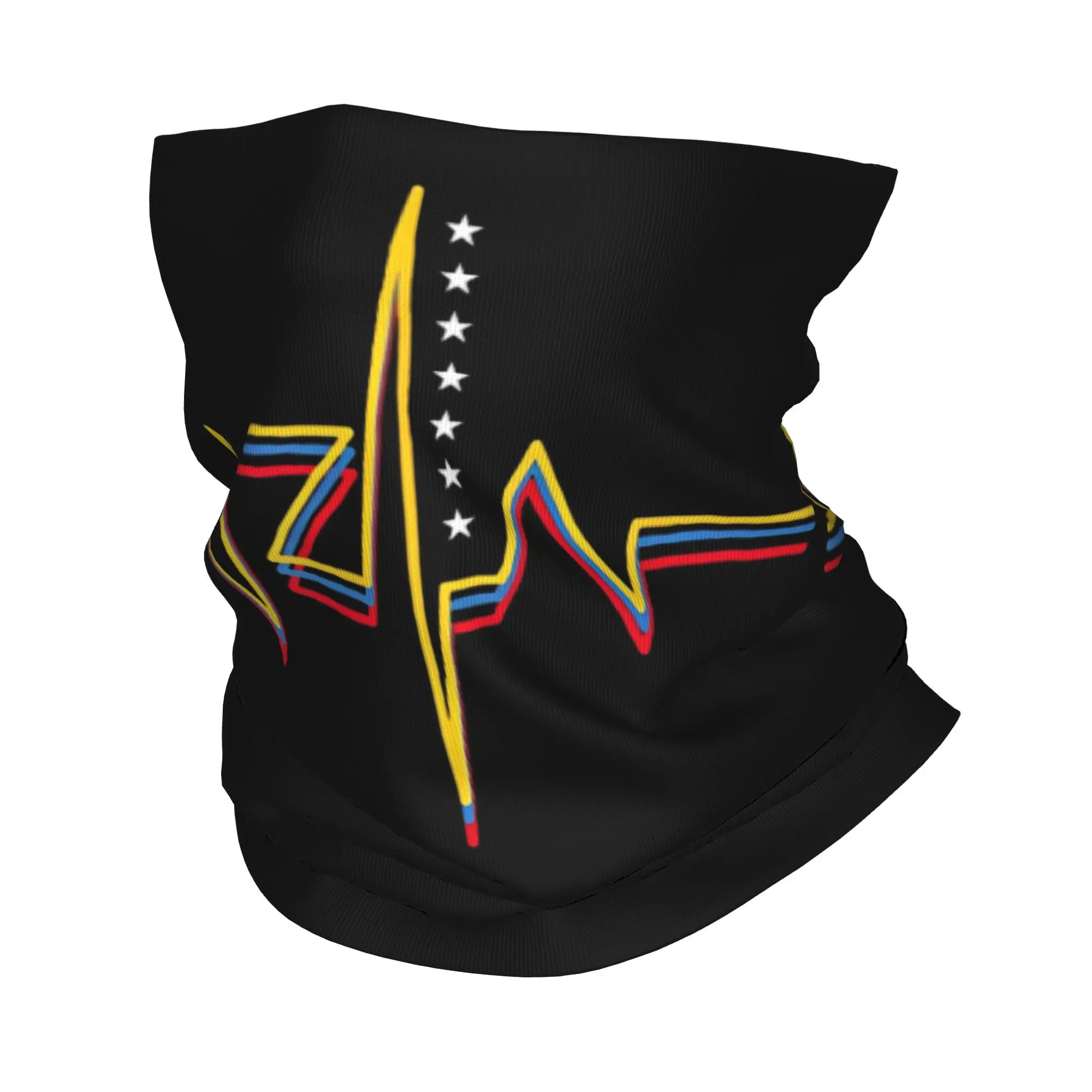 Venezuela VZLA Heart Flag Bandana Neck Cover Printed Venezuelan Balaclavas Face Mask Scarf Warm Unisex Adult Winter