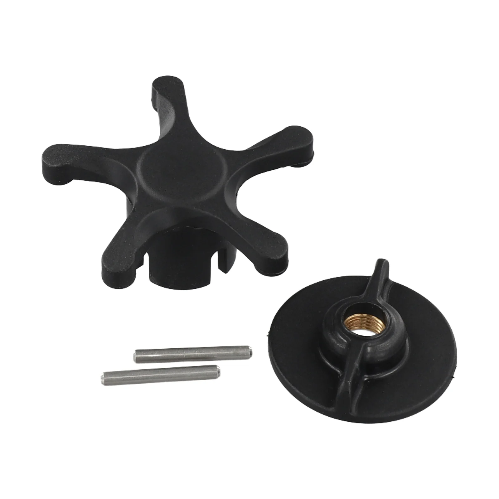 Three-blade Propeller Replacement Watersnake Wear-resistance Black Electric Motor Outboard Plastic Accessories