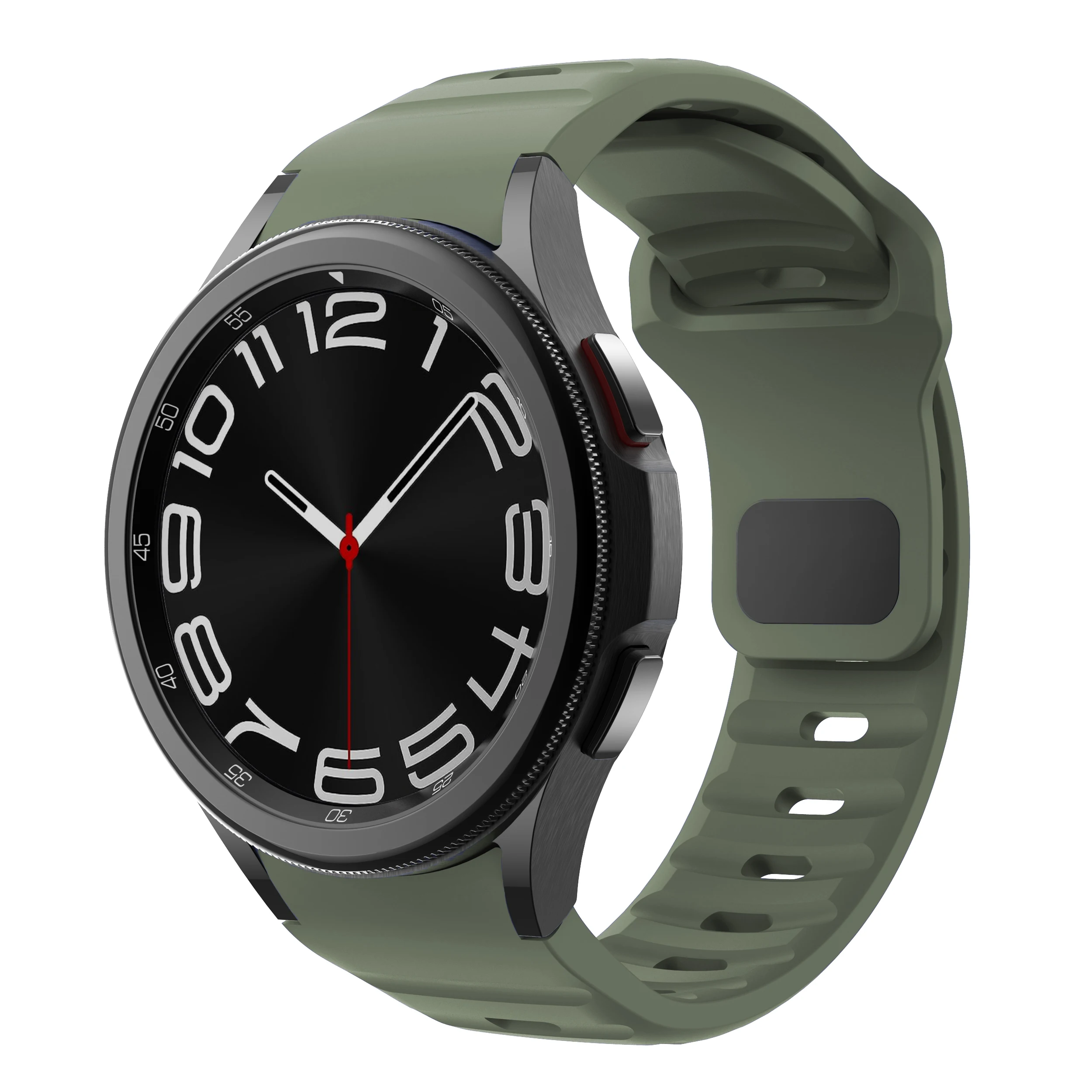Силиконовый ремешок для Samsung Galaxy Watch 7/6 Classic 47 мм 43 мм/4 classic 46 мм 42 Браслет Galaxy Watch 6/5pro 45 мм/4/7 40 мм 44 мм