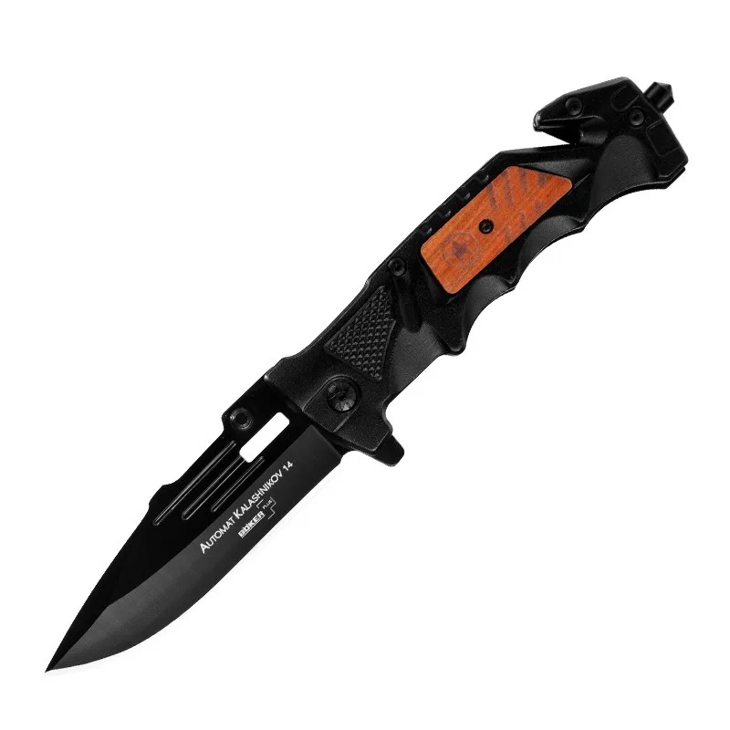 Multi functional folding knife, thickened, portable self-defense tactical knife, camping sharp, portable E9195