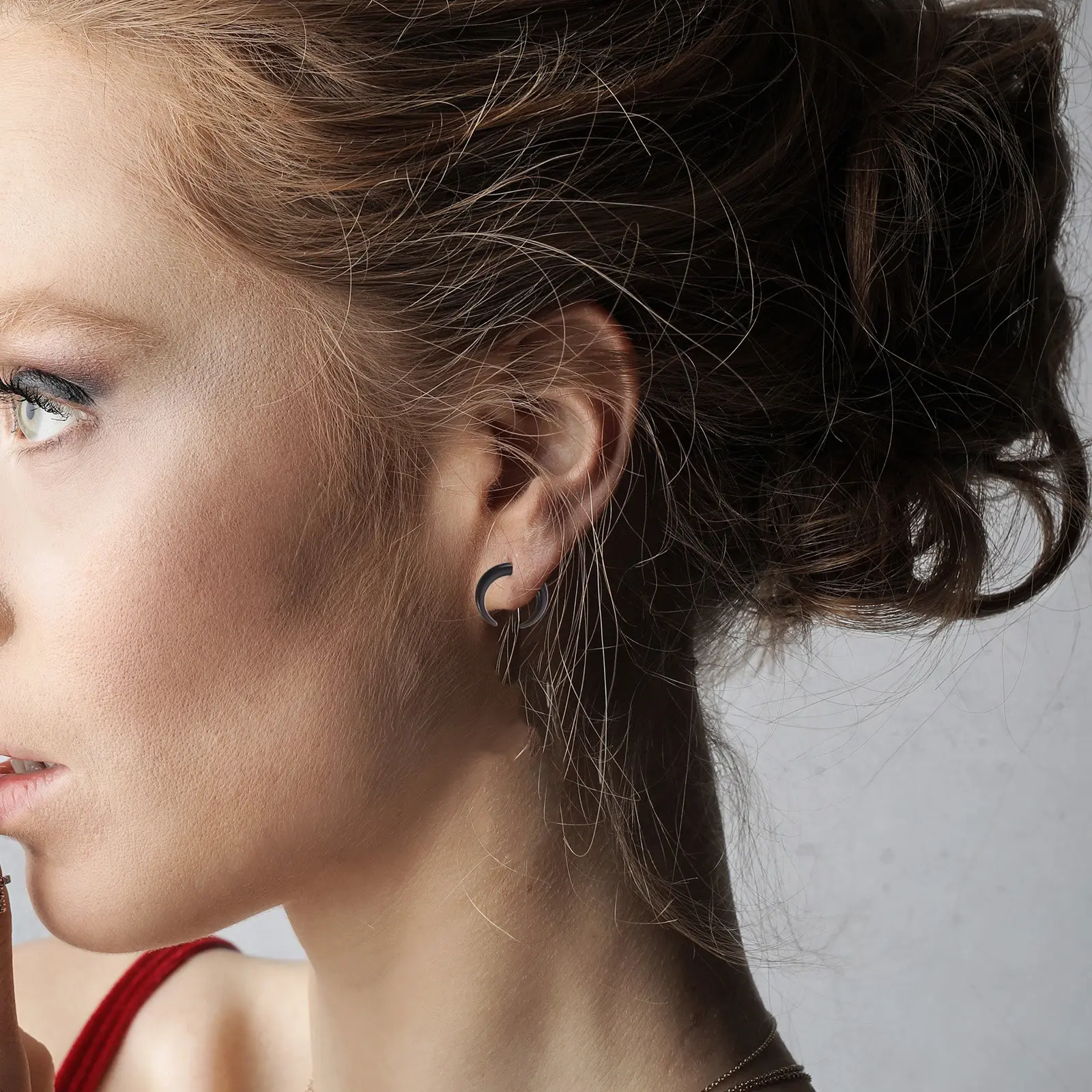 

Набор для растяжки ушей: гладкие, удобные, легкие заглушки-расширители для ушей, подходят для вечеринок, баров, офиса, а также серьги в форме бычьих рогов