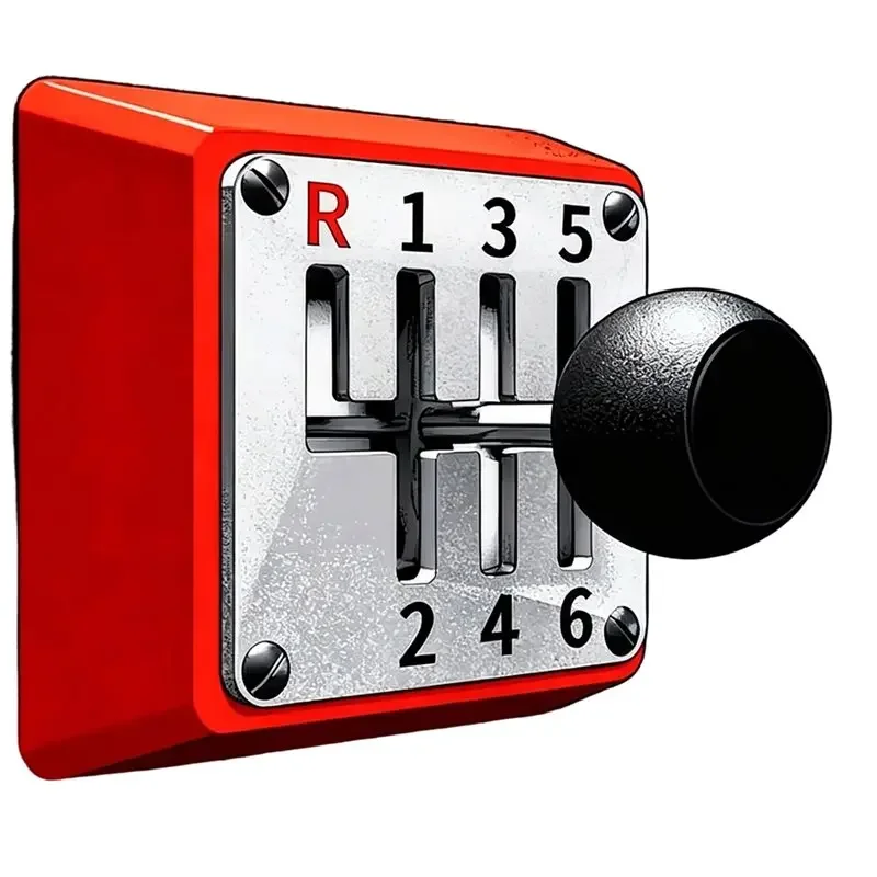 Decorative Cover For Racing Gear Switch Panel 6-Speed Manual Transmission Protective Shell Living Room Wall Decoration