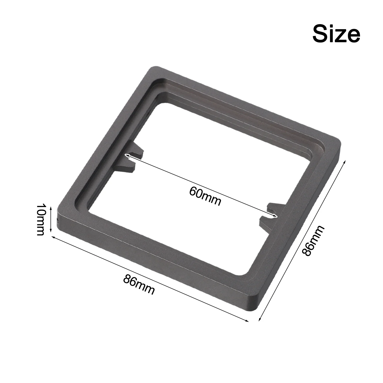 2.36in60mm إطار المقبس لوحة خيارات التركيب المرنة لمحلول تركيب المعدات آمن مناسب لتطبيقات مختلفة
