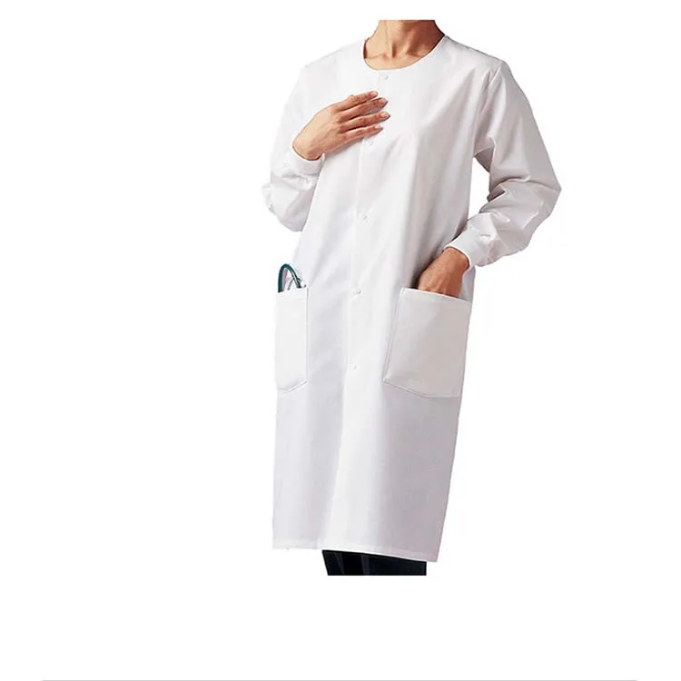 Factory Supply Custom Logo Workwear Doctor Lab Coat White Medical Lab Coat For Sale