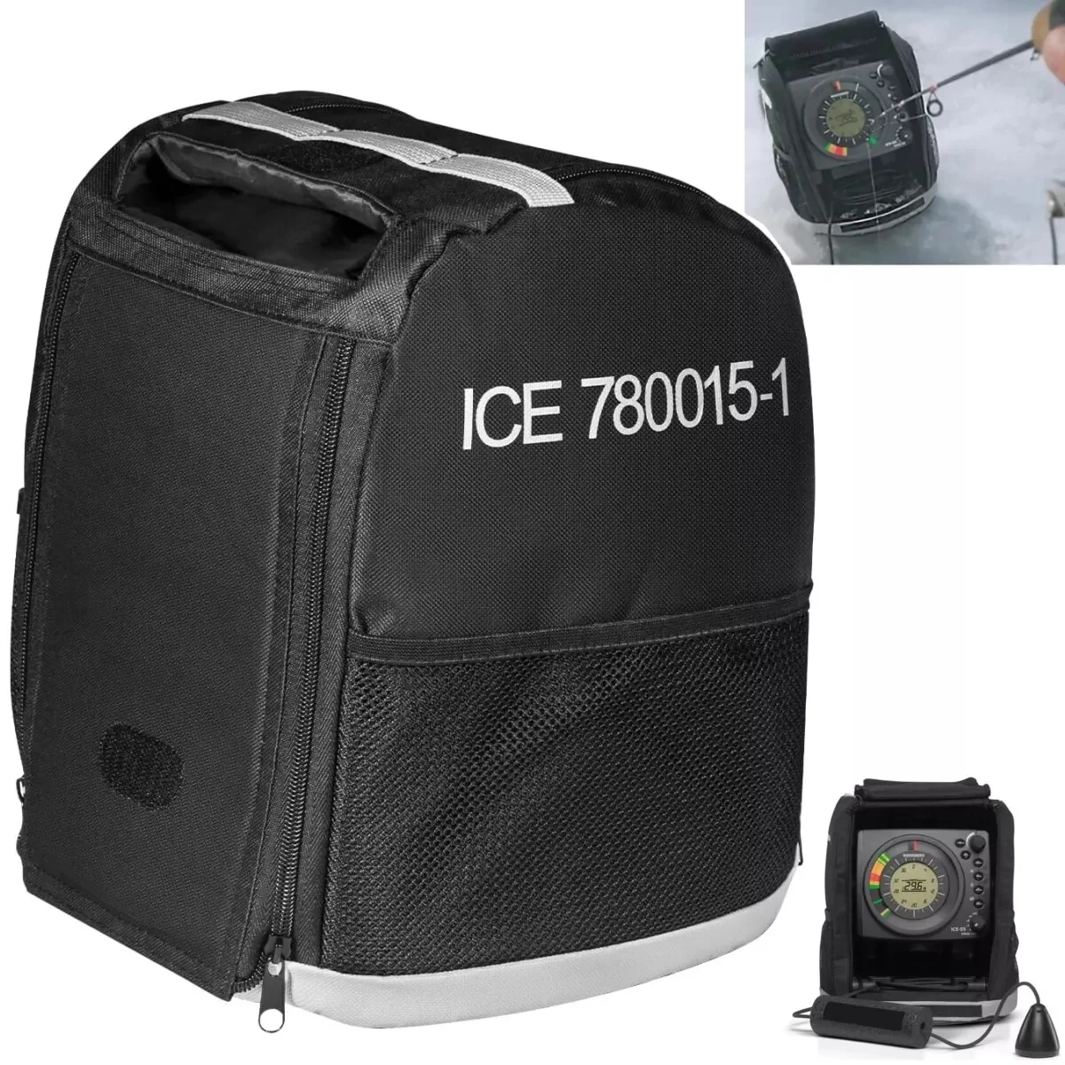 

780015 -1 Futerał do przenoszenia modeli Humminbird ICE Flasher ICE 35, ICE 45, ICE 55. Torba podróżna do przechowywania wędkarskiego CC ICE