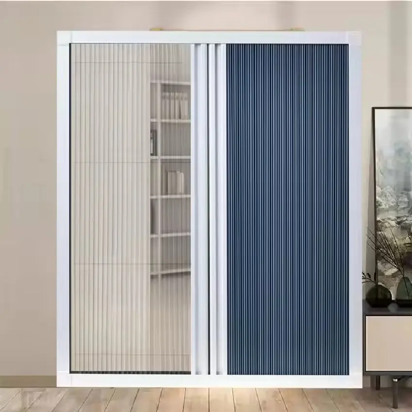 Day & Night Honeycomb Shades with Pleated Insect Screen for Sliding Doors, 100% Blackout & Mosquito Proof for Quiet Room