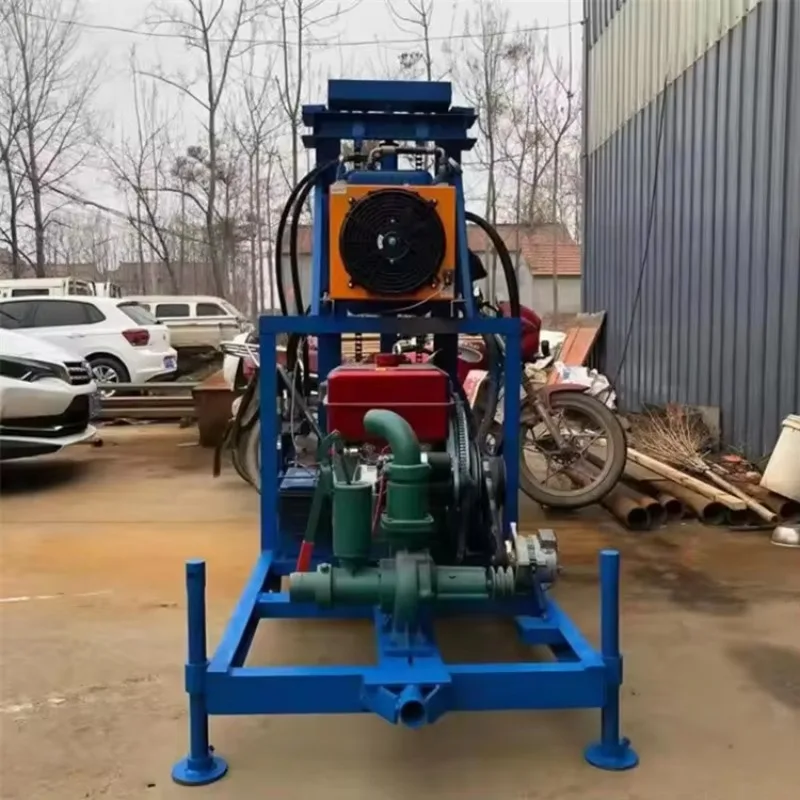 Kleine hydraulische waterputboorinstallatie voor thuisgebruik Landbouwgrondirrigatiemachine Diep