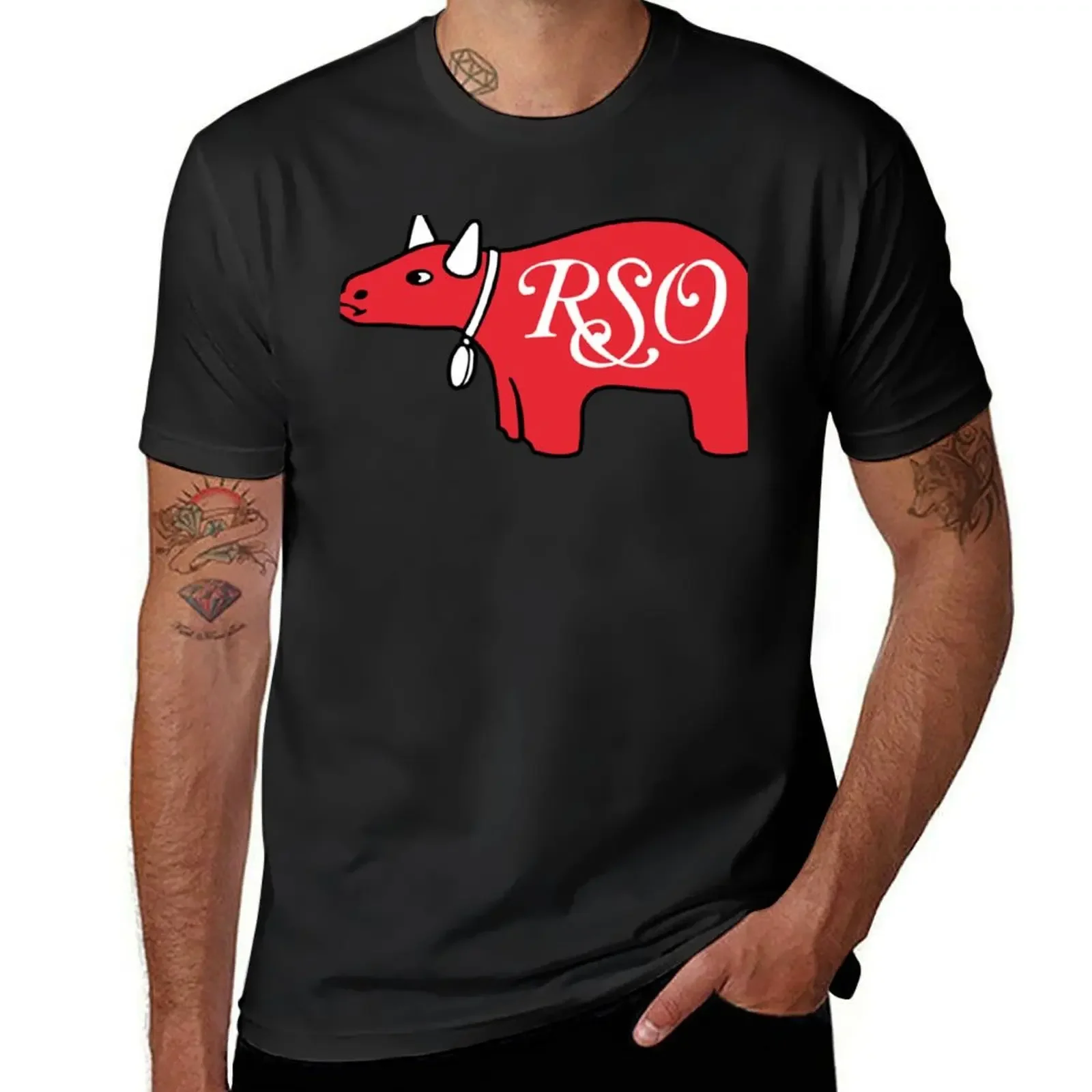 RSO Records Shirt, Sticker, Hoodie, Mask T-Shirt kawaii clothes sweat tops t shirts for men pack