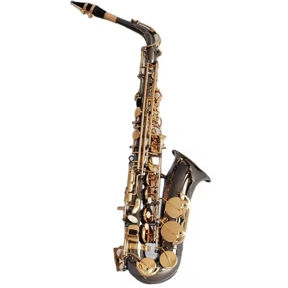 

Alto Saxophone in Black Nickel Gold Lacquer EB Instrument