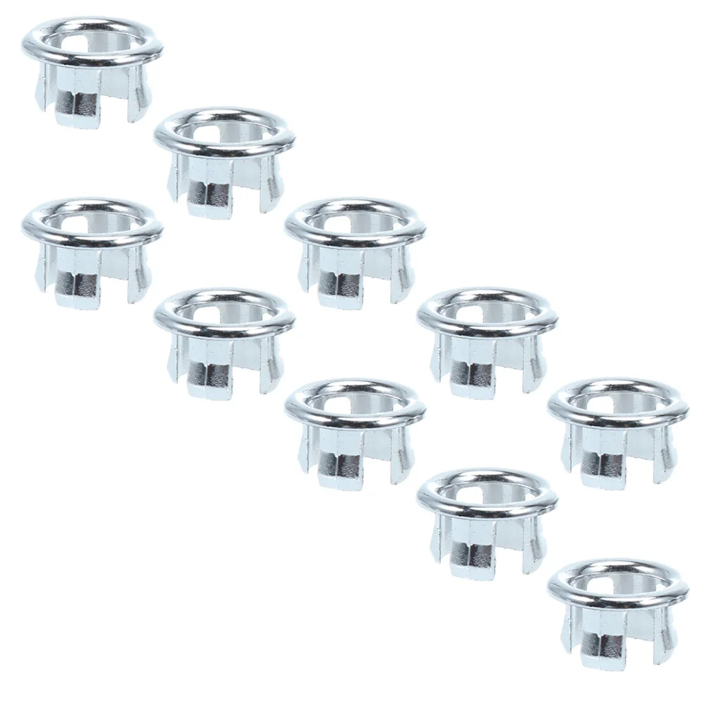 بالوعة الملحقات 20 قطعة غطاء حلقة جوفاء لحوض تجاوز حافة بالوعة الحمام التوصيل المنزل البلاستيك تجاوز حلقة استبدال