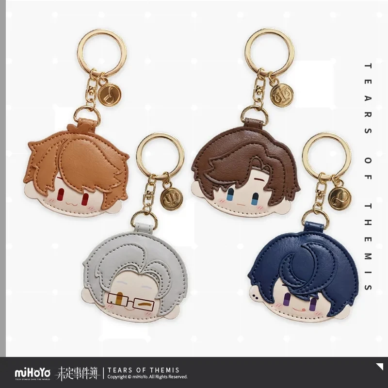 

miHoYo Official Game Tears of Themis Q-version PU Pendant Marius Artem Wing Anime Prop Cartoon keychain Cosplay Halloween Gifts