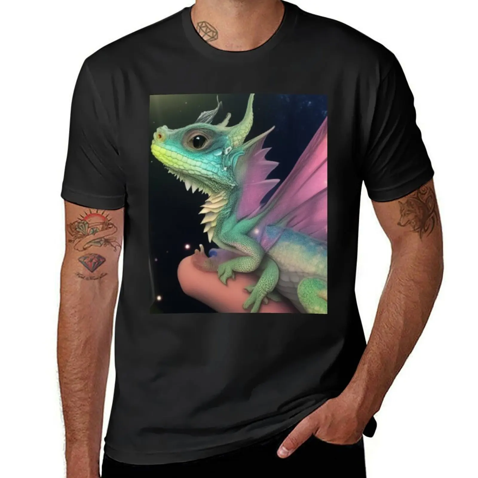 

digital art T-Shirt sublime funnys summer tops Men's t-shirts