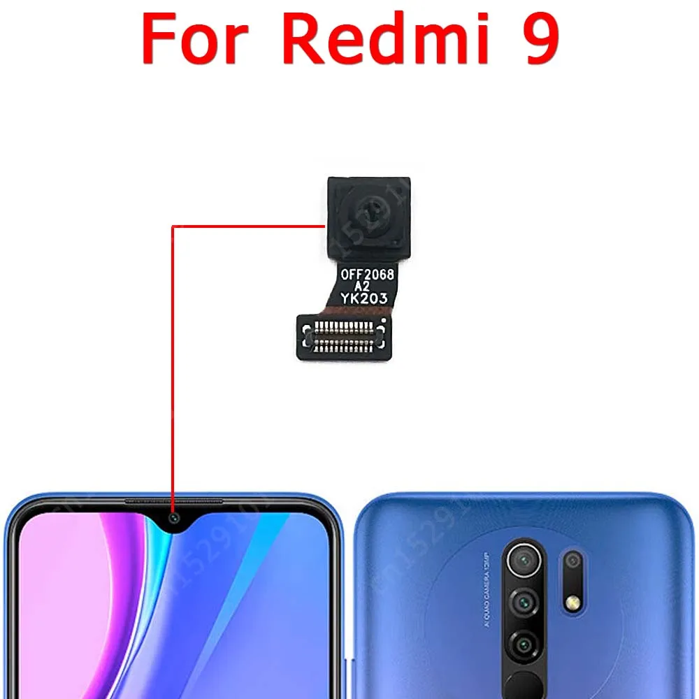 Front Camera For Xiaomi Redmi 9 9A 9C 9T 5 Plus 5A 6 6A 7 7A 8 8A Selfie Frontal Camera Module Facing View Spare Parts