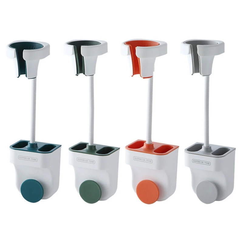 

Настенная стойка для фена для душа, держатель для головы с ящиком для хранения и крючком M76D