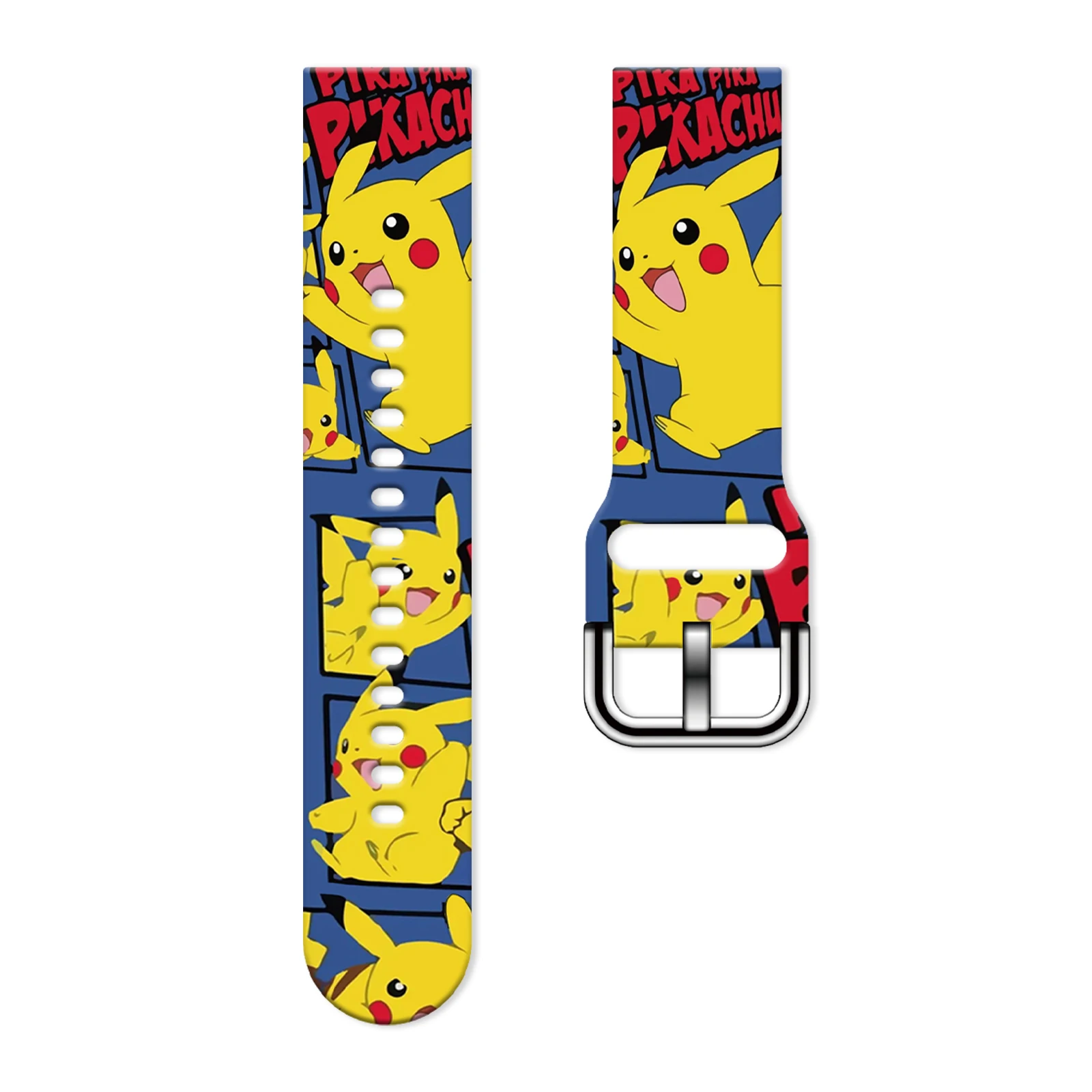

20MM 22MM Pokemon 5 print watch strap for Samsung Galaxy Watch 7/6/5 40mm 44mm Band Replaceable Bracelet for Xiaomi Huawei Watch