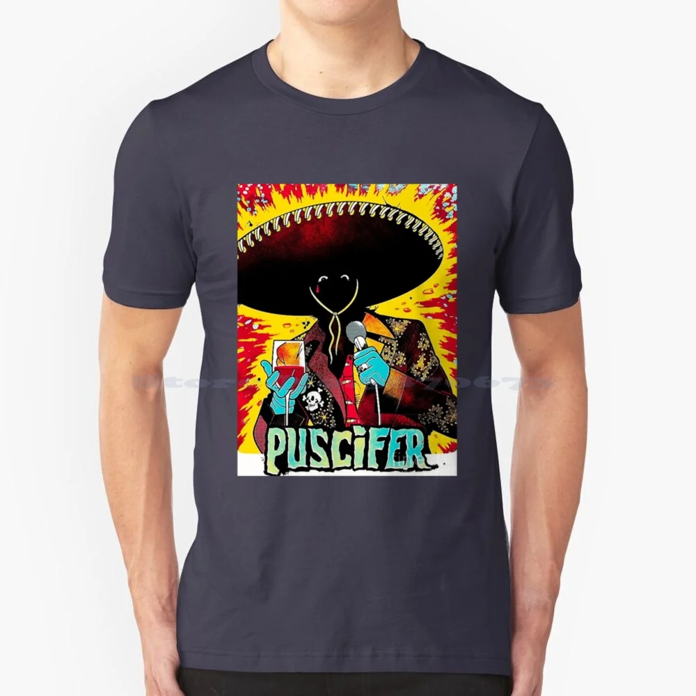 Best Puscifer Art T Shirt 100% Cotton Tee Puscifer Logo Band Puscifer Album Puscifer Tour Puscifer Discount Besss Seller