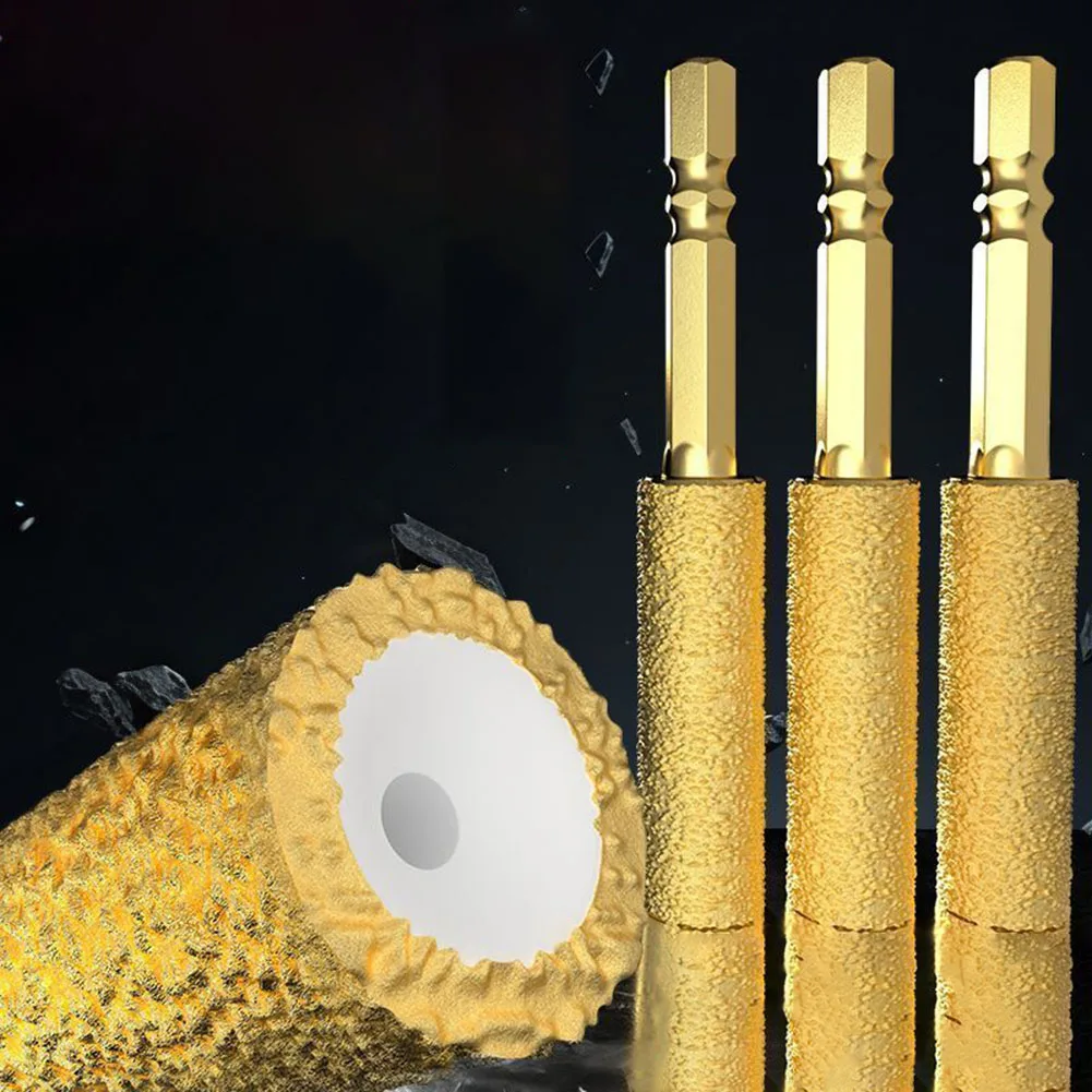 6pcs 6/8/10/12/14/16mm Hexagonal Shank Core Drill Bit For Tile Granite Marble Concrete Dry Drilling Tools