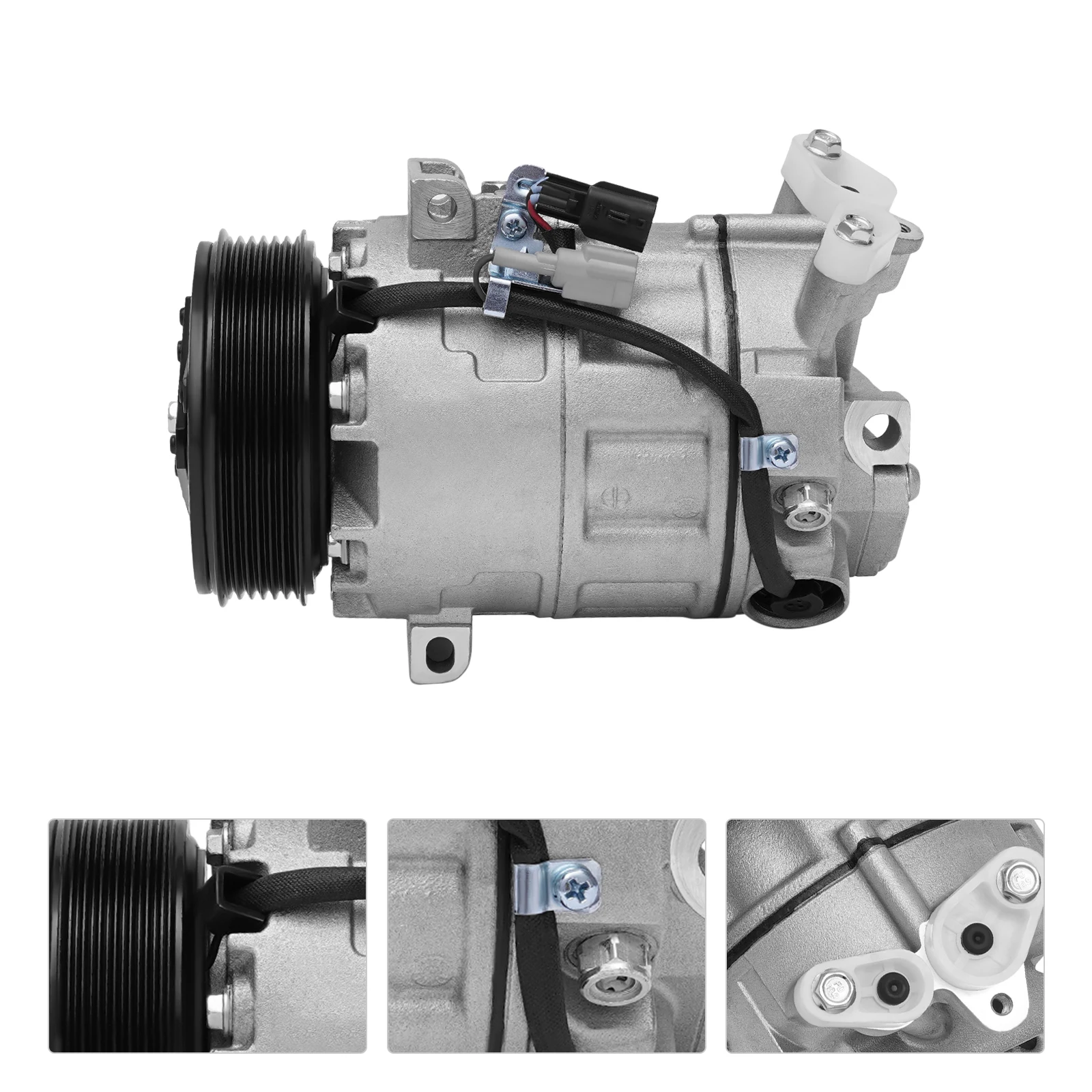 AC Air Condition Compressor with Cluth Fit for2013-2015 Nissan Tsuru 1.6L2013-2015 Nissan Sentra1.8L, 98585, 7513045, 926003SH0A