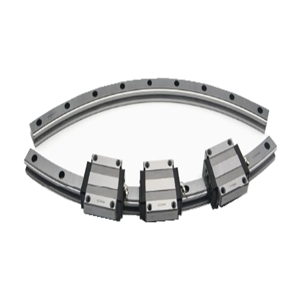 Curved Circular Round Linear Guide Rail HCR12 15 25 35 45 65 ARC Linear Guides Slide