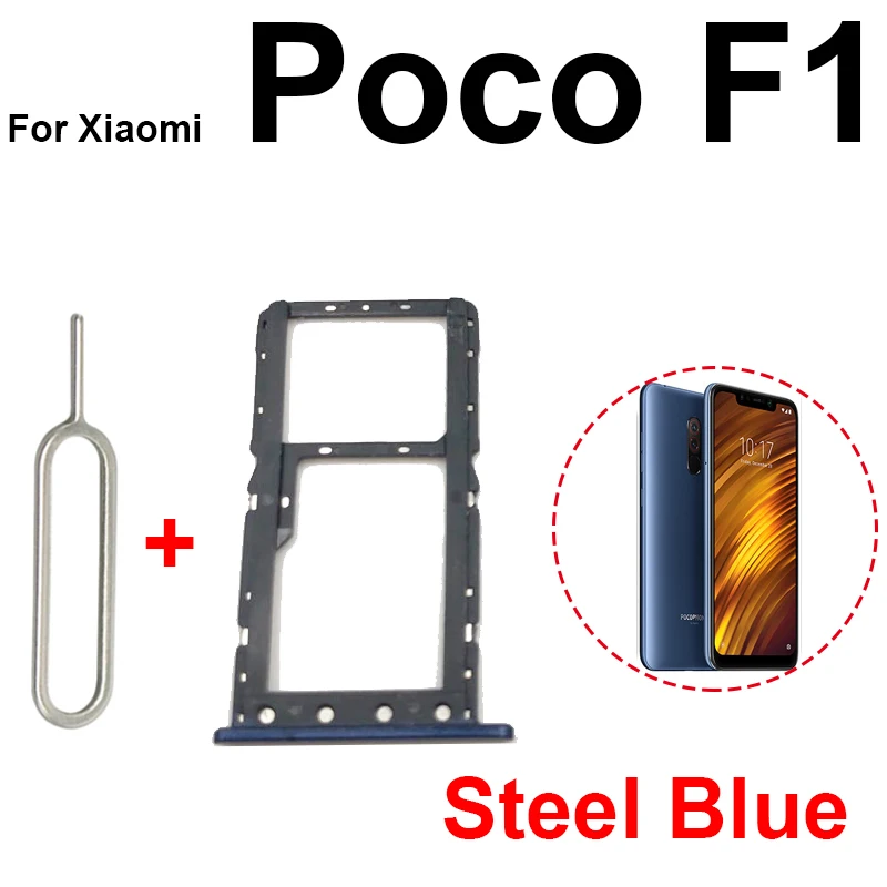 Sim Card Tray Slot For Xiaomi Pocophone F1 F2 Pro F3 X2 X3 SIM