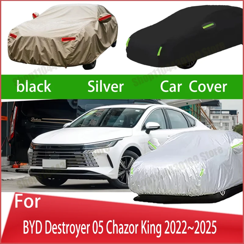 

For BYD Destroyer 05 Chazor King 2022~2025 Outdoor Waterproof Snowproof Sunshade Car Cover 210T Custom Protection Storm Hood